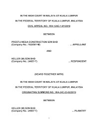 Process engineering mechanical equipment electrical and electronics instrumentation and controls construction. Https Themalaysianlawyer Com Wp Content Uploads 2020 01 Prestij Mega V Keller Final Pdf