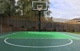 Hatch park, igopro sports facility Backyard Basketball Court Diy Kit 10x7m Msf Sports 1800courts