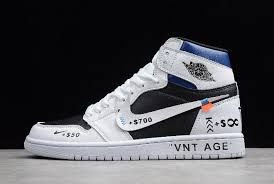 Jordan Retro 1 High Og White Black University Blue Air Jordan 1 High Og Vnt Age White Black University Blue 555088 310 Air Jordans Sneakers Air Jordan Sneakers