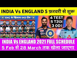 Check india vs england 2nd t20i 2021, england tour of india match timings, scoreboard, ball by ball commentary, updates only on espn.com. England Tour Of India 2021 Full Schedule India Vs England Full Schedule 2021 Youtube