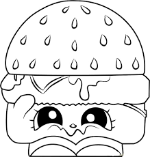 Basket for bread and fish. Shopkins Coloring Pages Free Printable Coloring Pages For Kids