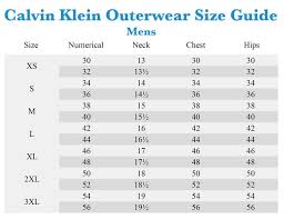 55 Conclusive Calvin Klein Underwear Sizing Chart