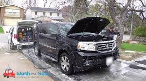Car care (get car wash/gas and take care in for service). Auto Detailing On Honda Pilot Car Detailing By Wash Me Now Youtube