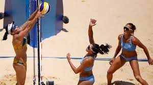 Brasil, el roc y francia, junto a argentina entre los cuatro mejores. Beach Volleyball Brazil Double Up Over Argentina Swiss Women On Top Reuters