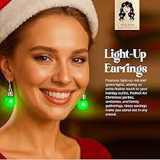 Amazon.com: Beardaments Christmas Earrings for Women