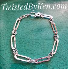 Your soldering bracelet stock images are ready. Handmade Sterling Silver Clasp Chain Link Bracelet Adjustable 7 5 8in Welded Soldered Links Free Shipping Tbk051320