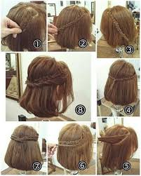 تسريحات شعر للبيت للشعر القصير تسريحات شعر للمدرسة hairstyles school back to tricks u0026 creations حيل و ابداعات بسيطه و سهله