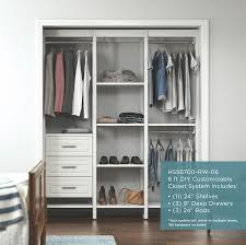 Shelftrack standard is exclusively designed for the shelftrack hang track and bracket system which allows wire shelves to be adjusted to any height, making storage more versatile in both large and small spaces. 6 Foot Traditional Customizable Closet Organizer Closets By Liberty