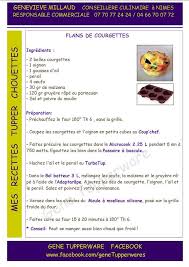 Flans De Courgettes Recette Tupperware Recette Tuperware Recettes De Cuisine