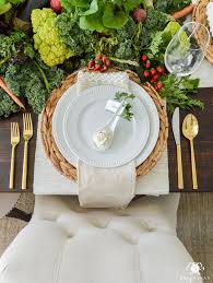Vegetable Easter Table Place Setting With Pottery Barn Gold Flatware Easter Eastertable Eas Dinner Party Table Settings Easter Table Settings Easter Table