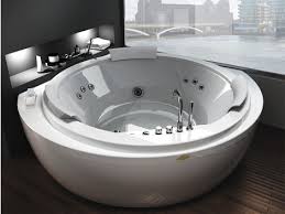 Empava 72 acrylic whirlpool bathtub 2 person hydromassage rectangular water jets alcove only 9 left in stock (more on the way). Corner Whirlpool Bath From Jacuzzi New Round Nova