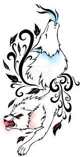 Wolf Tattoo Color By Rizyukaizen On Deviantart Tribal Wolf Tattoo Wolf Tattoos Tribal Wolf