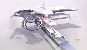 M R Z L The Lamborghini Project On Behance Concept Car Interior Car Interior Interior Design Sketches