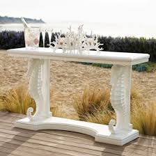 Seahorse Console Table Frontgate Beachy Decor Beach Decor Console Table