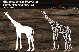 Download Giraffe Paper Cut Graphic By Arcs Multidesigns Creative Fabrica SVG Cut Files