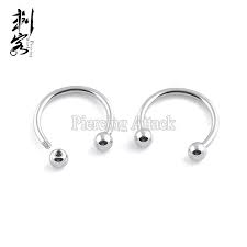 2019 Wholesale 16 Gauge Body Piercing Jewelry 316l Surgical Steel Horseshoe Labret Lip Rings With Ball From Ekoo 13 02 Dhgate Com