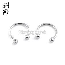 2019 wholesale 16 gauge body piercing jewelry 316l surgical steel horseshoe labret lip rings with ball from ekoo 13 02 dhgate com