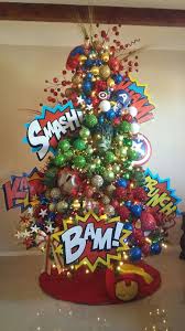 Superhero Xmas Tree Christmas Tree Themes Holiday Christmas Tree Christmas Trees For Kids