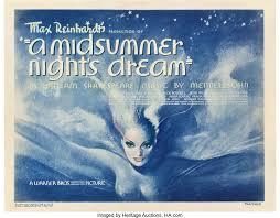 A midsummer night's dream ★★★ 1935famed reinhardt version of the shakespeare classic, featuring nearly every star on the warner bros. A Midsummer Night S Dream Warner Brothers 1935 Title Lobby Card Lot 85480 Heritage Auctions