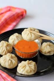Veg Momos Recipe A Street Food Chinese Style Steamed Vegetable Filling Dumplings Recipe Of Momos Made In Cooker Easily Momos Recipe Chutney Recipes Recipes