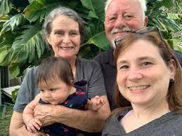 My beautiful ex wife Penny Crutchfield, my granddaughter, and my wife  Stacey Crutchfield