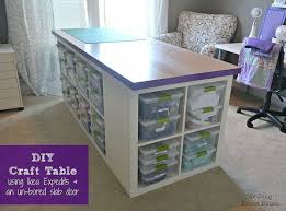 Diy Craft Table Craft Tables With Storage Craft Table Diy Craft Room Design