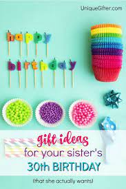 Latest birthday gift guide from the official giftadvisor.com site. 20 Gift Ideas For Your Sister S 30th Birthday Unique Gifter