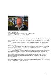 Son solo unos segundos, pero le permiten observar a una pareja desayunando. Hawkins David R Trascendiendo Niveles Conciencia Pdf Pdfcoffee Com