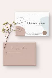 Minimalist Thank You Card Business Stationery Business Card Etsy Business Card Design Creative Small Business Cards Business Stationery