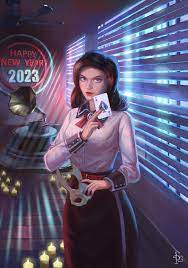 Fan Art | Elizabeth and Ace in the hole (Artist: karmamonster) : rBioshock