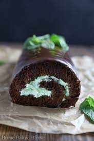 Chocolate Mint Roll Home Baked Bliss Recipe Cake Roll Recipes Jelly Roll Cake Chocolate Swiss Roll Recipe