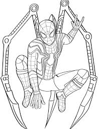 Iron Spider Coloringes Spiderman For Color In 2020 Spider Coloring Page Avengers Coloring Avengers Coloring Pages