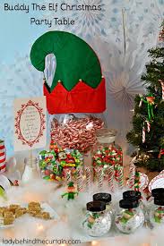 Buddy The Elf Christmas Party Table With Images Christmas Party Table Christmas Party Ideas For Teens Elf Themed Christmas Party