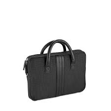 Porte Documents Homme Toile Et Cuir Ugo Noir Entre 2 Retros Porte Documents Porte Document Homme Cuir Vintage