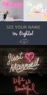 See Your Name In Lights Oh My Veil Wedding Signs Neon Wedding Wedding Name