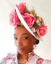 Adrian Dana Designer Rhinestone Church Hats