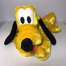 Disney Stuffed Plush Pluto Dog Disney Parks Large 21 Condition Is Used Good Shape Smoke Free Environment Disney Stuffed Animals Pluto Disney Disney Parks