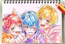 twitter アニメの親友 莉犬 イラスト