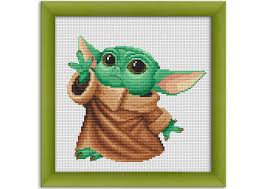 Free star wars cross stitch patterns downloads. Baby Yoda Grogu Star Wars Alien Green Cross Stitch Pattern Pdf Embroidery Download Craft Supplies Tools Kits How To Deshpandefoundationindia Org