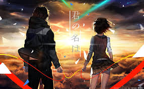 Hd Wallpaper Kimi No Na Wa Bounds Taki Tachibana Mitsuha Miyamizu Back View Wallpaper Flare