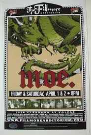 Moe Fillmore Denver 2005 Concert Posters Fillmore Poster