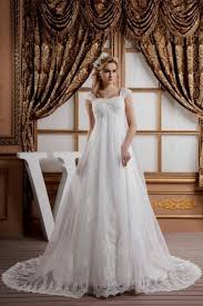 Plus Size Empire Waist Wedding Dresses With Sleeves Looks B2b Fashion Empire Waist Wedding Dress Empire Wedding Dress Amazing Wedding Dress