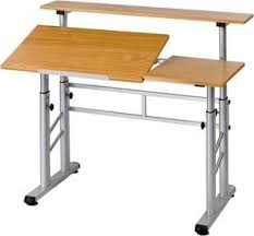 Adjustable Safco Height Adjustable Split Level Drafting Table Is Perfect For Drafting Tilting To A 50 Degree Horizontal Drafting Table Safco Computer Table
