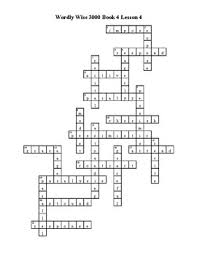 Wordly wise 3000 book 9 lesson 4 answer key. Wordly Wise 3000 Book 4 Lesson 4 Crossword Puzzle By Flair For The Grammatic