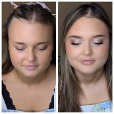 Before & Afters from today's wedding in Akron, Ohio #beforeandafter #mua  #travelingmua #akroncantonweddings #youngstownweddings #clevelandweddings  #softglam #weddingglam #weddingmakeup