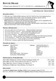 architectural drafting resume examples