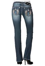 Miss Me Angel Wing Flap Pocket Boot Cut Jeanmiss Me Jeans