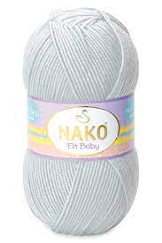 nako elit baby 4672 acik gri bebe orgu iplikleri nako kalinlik grubu 3 ince