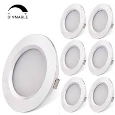 Low Voltage Recessed Light Dimmable Neutral 4500k 300 Lumens 3w Megrezo 12 Volt Led Light For Rv Boat Trailer Camper Pack Of 6 Automotive Interior Lighting