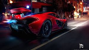 Red Concept Art Mclaren P1 Wallpaper In 2020 Red Car Mclaren P1 Sport Cars